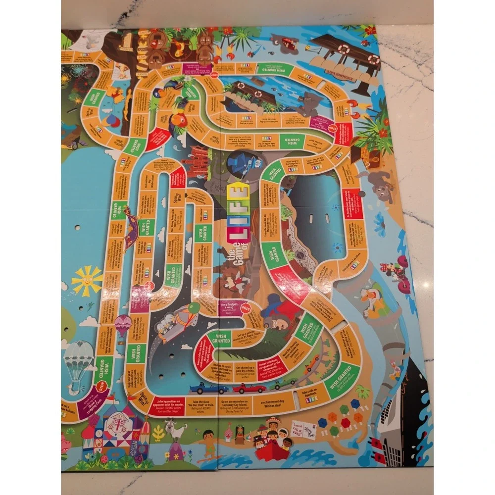 Disney Parks The Game of Life Theme Park Edition WDW Disneyland Barely Played